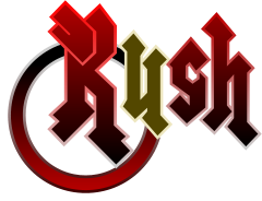 rush logo red