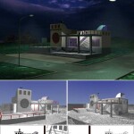 "Проект магазина", 1999 - Выполнено в 3DS MAX