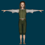Модель "Хоббит", 2006 - Выполнено в Animation:Master