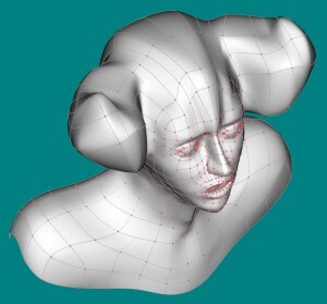 Модель "Дриада", 2020 - Выполнено в Animation:Master