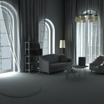 “Дневной интерьер”, 2024 - Выполнено в Cinema 4D